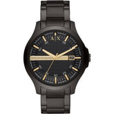 Armani Exchange Men’s Quartz Black Stainless Steel Black Dial 46mm Watch AX2413